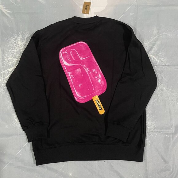 Stussy Black Printed Cotton Sweatshirt - Picture 4 of 6